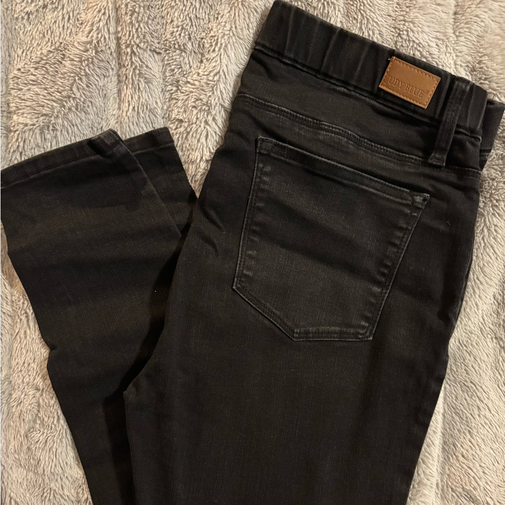 Judy Blue Men's Dark Gray Slim Jeans